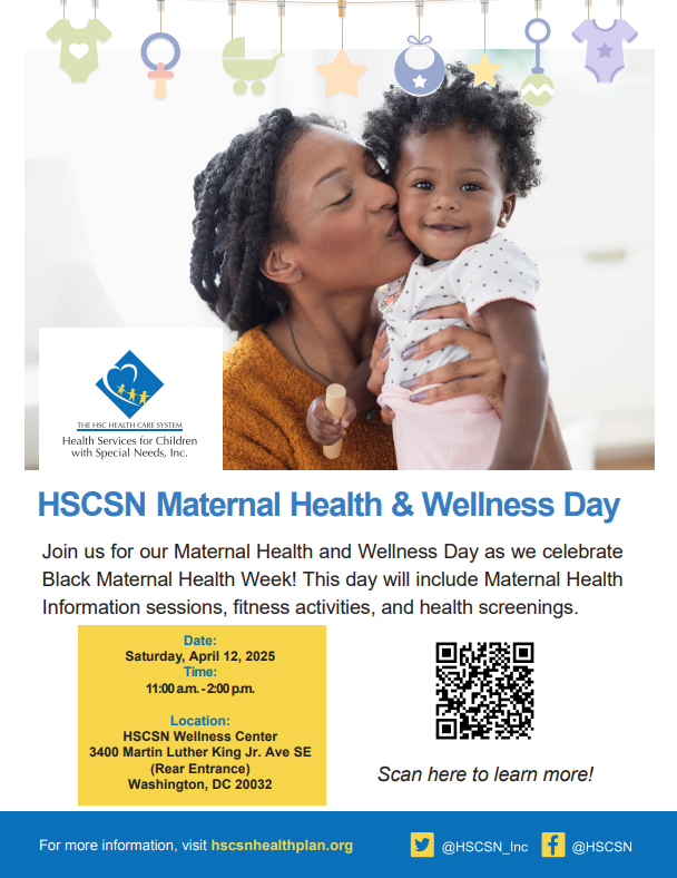 HSCSN maternal health day flyer